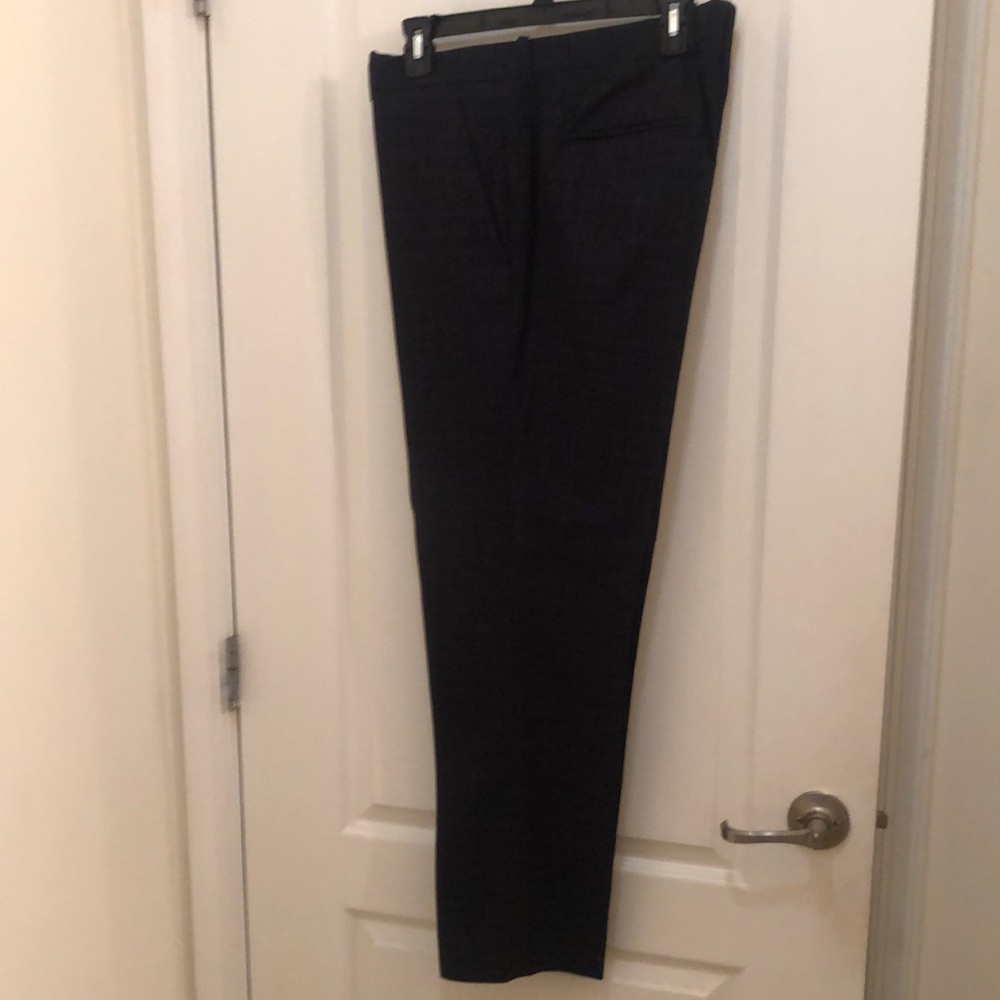 Perry Ellis , navy blue plaid dress pants. 36/30